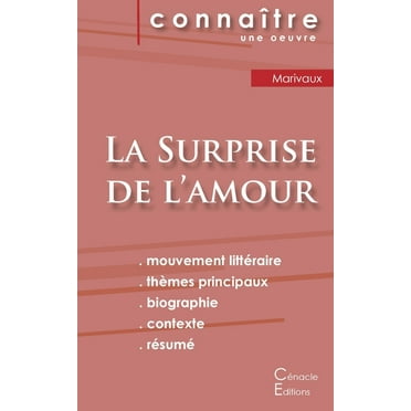 Fiche de lecture La Surprise de l'amour de Marivaux (Analyse littéraire de référence et résumé complet) (Paperback)