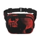 thumbnail image 1 of Fotbe Red And Black Abstract Skull Cangurera Cuadrada con Estampado de Doble Capa, Bolsa de Cintura Ajustable Mini para Hombres y Mujeres, 1 of 9
