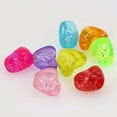 thumbnail image 3 of U8MO 100 Mixed Transparent Glitter Color Heart Pony Beads 11mm Big Hole Kids Craft, 3 of 6