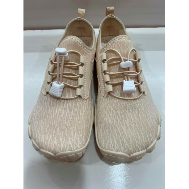 Zapatos unisex agua descalza playa sin deslizamiento para deportes acuáticos (38 albaricoque)