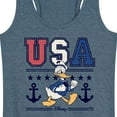 thumbnail image 3 of Disney - Americana - Usa Donald  - Women's Racerback Tank Top, 3 of 5