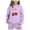 Purple, variant on WOYY Toddler Girls Sweatsuits Cherry Print Hoodie Jogger Pants Outfit Set, Sizes 2-3T
