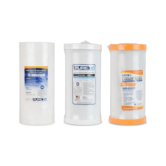 WECO ULE-SET3 Pre-filter set for ULE/NF Reverse Osmosis & Nanofiltration Water Filter Systems