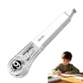 thumbnail image 2 of Correction Tape Pens Pen-Style, 19.69ft Durable Correction Tape Smooth Instant Dry Application for Home Office Supplies, 0.19" Wide Tear Resistant Correction Tape for Wrong Writing(White,4.5x1.1"), 2 of 9