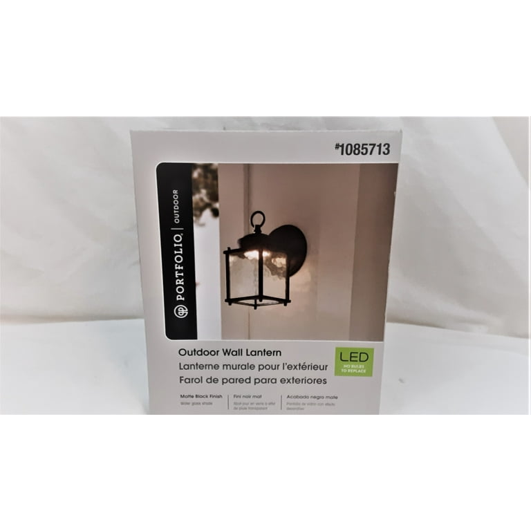 Portfolio outdoor wall lantern deals