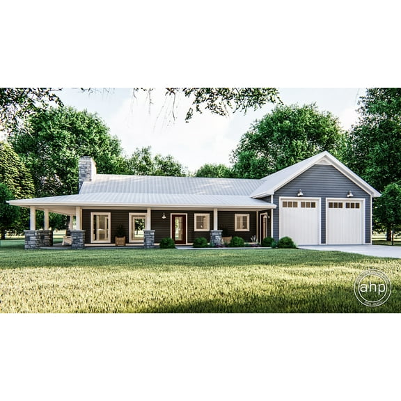 Advanced House Plans: Builder Ready Blueprints | Bozeman 29768 | Post Frame Home Plan