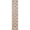 thumbnail image 3 of Martha Stewart  by  Medallions Silk/ Wool Rug Aqua/Marine 2'3" x 10' Runner 10' Runner, 4' x 6' Runner, Indoor Living Room, Bedroom, Dining Room, 3 of 5