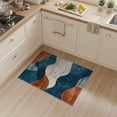 thumbnail image 2 of ODIKA 3'x5' Washable Accent Rug Pet Friendly, Non-Shedding Mat Front Door Abstract Swirl Beige Bedside Ru Skid Pink for Nursery Room, 2 of 7