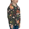 thumbnail image 3 of Kll Unisex Kids Boys Girls Hooded Pocket Pullover Hoodies-Mushroom With Snails, 3 of 9