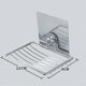 thumbnail image 3 of Wall-Mounted Stainless Steel Soap Dish Rack, 2-Pack Self-Adhesive Holder for Bathroom and Kitchen Use, 3 of 4
