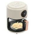 thumbnail image 3 of 4.2L Airy Fryer, 1200W Glass Air Fryer, 360° Viewable Airy Fryer White, 3 of 14