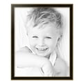 thumbnail image 2 of ArtToFrames 24" x 30" Black Panel With Gold Lip Picture Frame, 24x30 inch Multi Wood Poster Frame (WOM-5092), 5 Pack, 2 of 6
