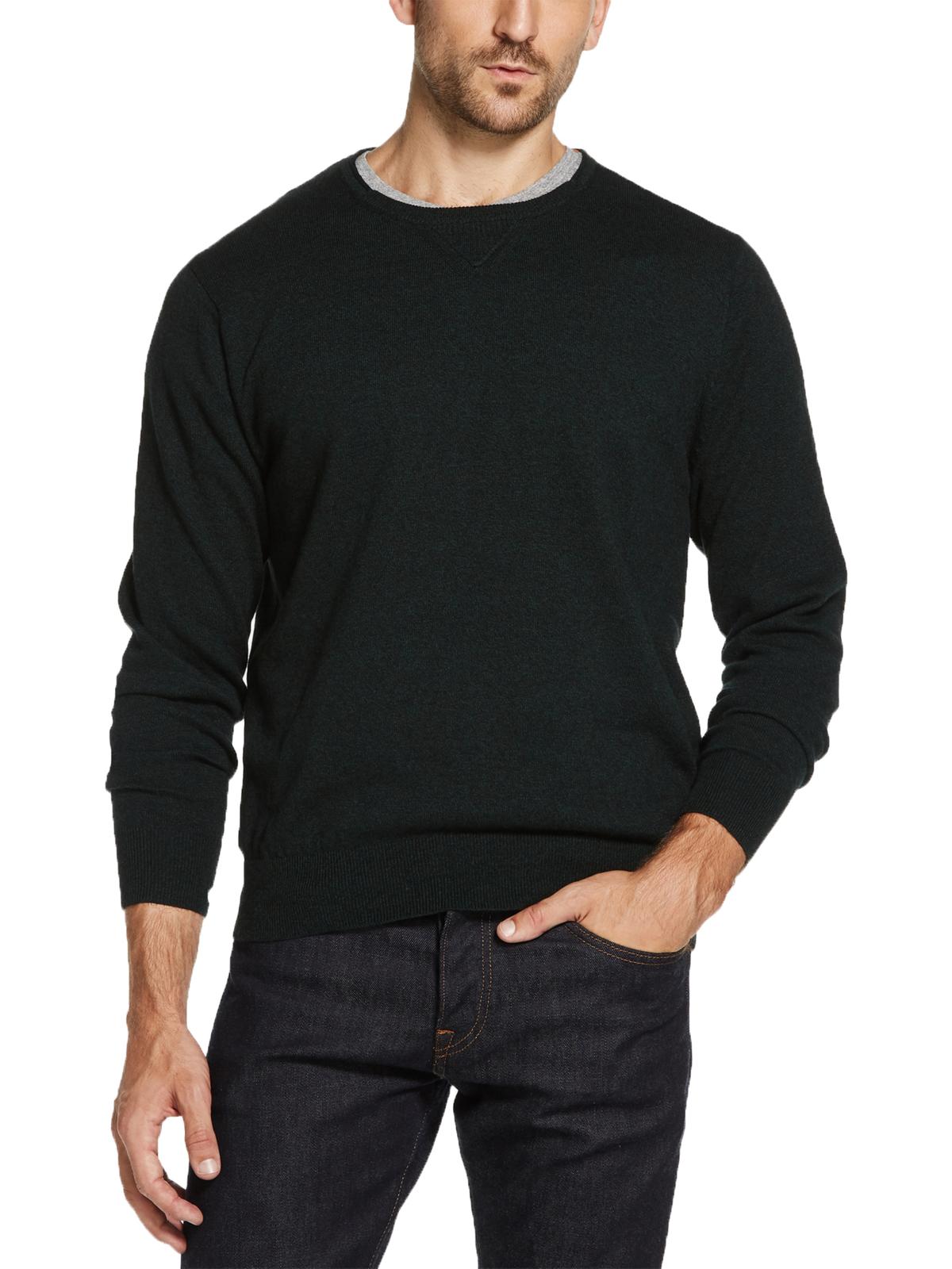 Weatherproof Vintage Mens Knit Crew Neck Pullover Sweater