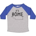 thumbnail image 3 of Inktastic It's Home- State of Nebraska Outline Distressed Text Boys or Girls Toddler T-Shirt, 3 of 5