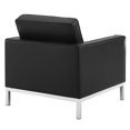 thumbnail image 4 of Modway Loft Tufted Upholstered Faux Leather 3 Piece Set, 4 of 9