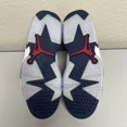 thumbnail image 5 of Ni - ke Men Ni - ke Air Jordan 6 Retro Olympic Midnight Navy White Shoe CT8529-164 Size 9.5, 5 of 5