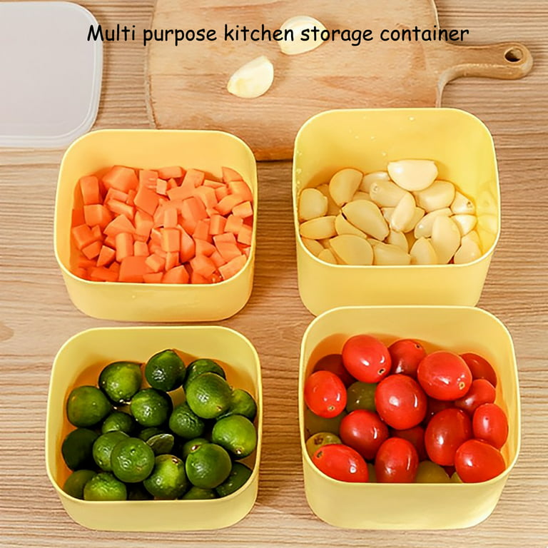 DIMVKA dimvka cheese storage containers with lid, sliced cheese saver keeper  fruit and vegetable storage holder for fridge (small si