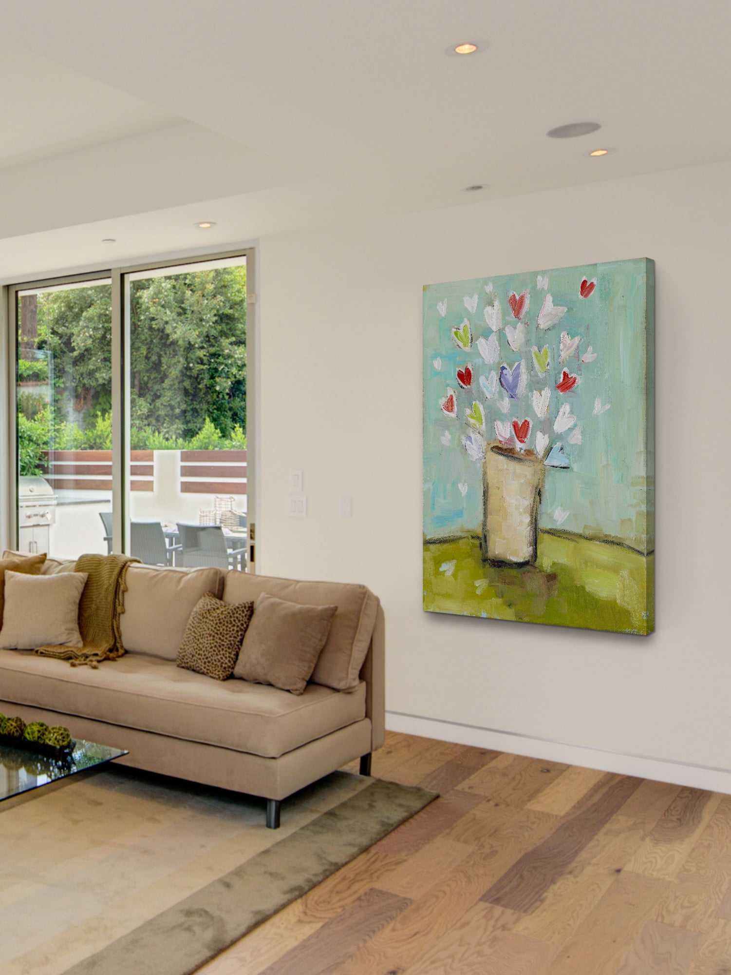Marmont Hill "Simple Bouquet" by Tori Campisi Painting Print on Canvas