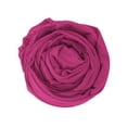 thumbnail image 2 of Bufanda turbante Jumpingount color liso accesorio para mujer bufandas elásticas rosa roja, 2 of 6