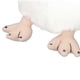 thumbnail image 2 of 7.9inch Kiwi Bird Stuffed Toy Soft Cute Lifelike Portable Standing Plush Animal Toy for Kids Toddlers White, 2 of 4