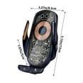 thumbnail image 3 of TIMIFIS Support de Charge Sans Fil Modèles Multiples Utilisation Détection Intelligente Verrouillage Automatique Charge Super Rapide Installation Stable de Sortie Rotation 360 Degrés Charge Sans Fil pour Voiture, 3 of 9