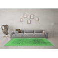thumbnail image 3 of Ahgly Company Indoor Rectangle Oriental Emerald Green Industrial Area Rugs, 4' x 6', 3 of 4