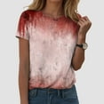 thumbnail image 2 of Gubotare Beware of Hitch Hiking Ghost Shirt Women Funny Halloween Shirt Haunted Mansion Tshirt Fall Short Sleeve Top Teacher Shirts for Women (Watermelon Red,M), 2 of 5