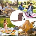 thumbnail image 4 of CSChome Chaise Portable Détachable Chaise de Camping Pliante Extérieure - Coussin avec Rangement, Tabouret de Plage Imperméable Détachable, Coussin de Siège Portable, 4 of 6