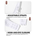 thumbnail image 4 of Aivtalk Training Bras for Girl Cotton Teenager Bralette Adjustable Soft Comfortable Lightly Padded Breathable Everyday Bra Crop Cami 3PC White-3pc 34/75, 4 of 7