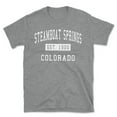 thumbnail image 1 of Steamboat Springs Colorado Classic Established Men's Cotton T-Shirt, 1 of 1