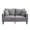 Light Gray, variant on 57" Loveseat Sofa Couch,Modern Upholstered Comfy Sofa with 2 Pillows for Living Room Bedroom Apartment Small Space,Dark Gray