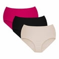 thumbnail image 1 of Pantaleta Fruit Of The Loom para Mujer, Microfiber Multicolor 3 Piezas Talla 6, 1 of 4