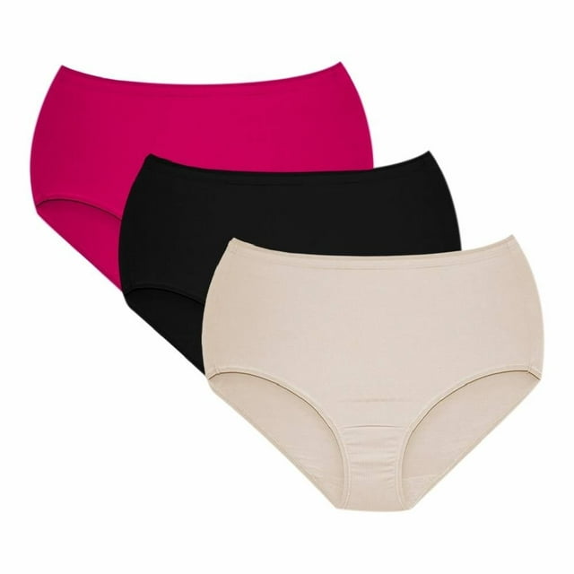 Pantaleta Fruit Of The Loom para Mujer, Microfiber Multicolor 3 Piezas Talla 6