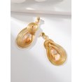 thumbnail image 2 of Yoyauz Bohemian Bohemian Teardrop Drop Earrings Women's – Delicate – Handmade Tinsel Wrapped In Coloured Faceted Glass, 2 of 2