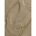 thumbnail image 4 of Fangasis Ladies Sweater Winter Warm Jumper Tops Long Sleeve Pullover Women Knitwear Knitted Sweaters Cozy Loungewear Khaki S, 4 of 6