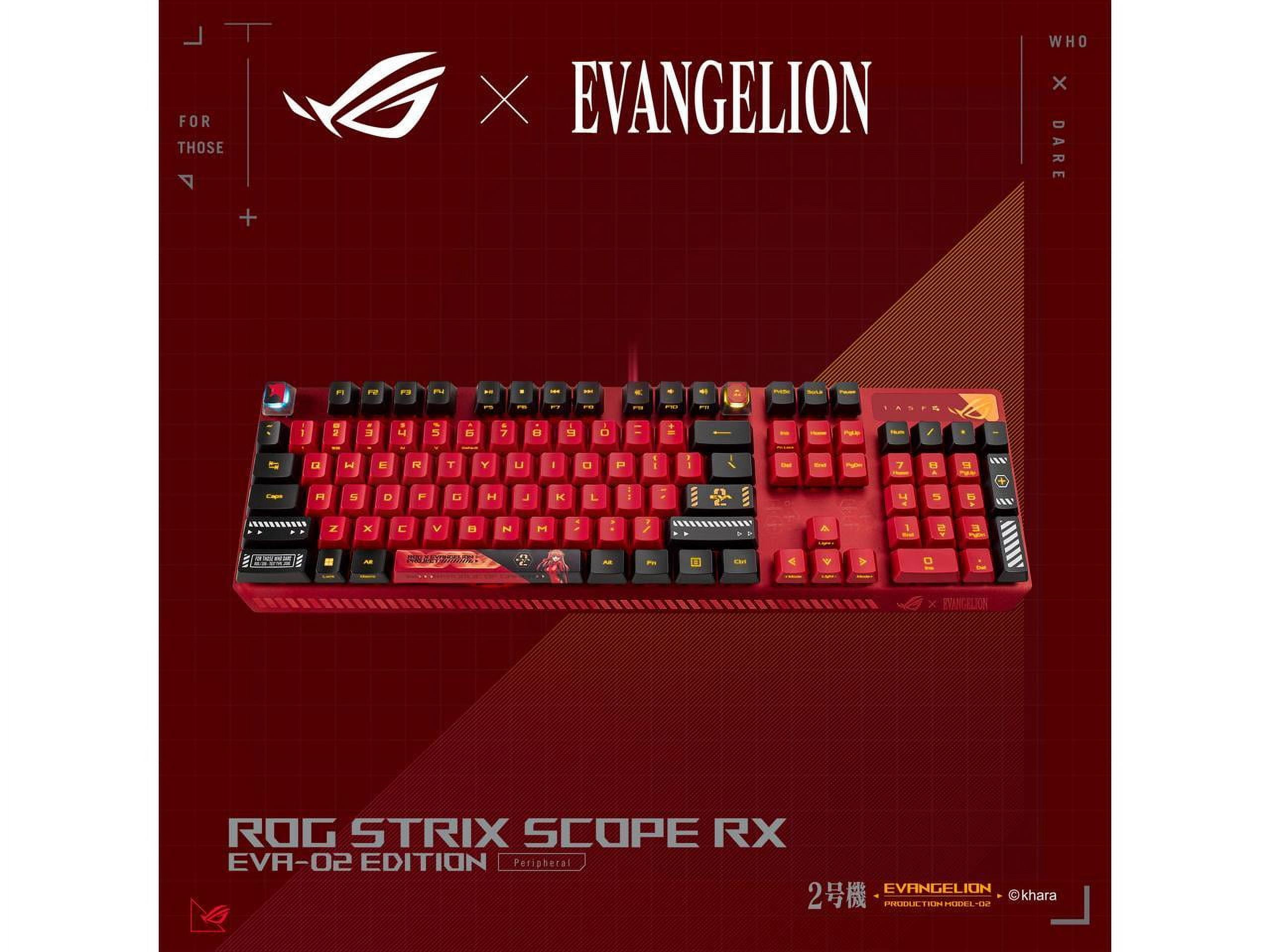ASUS ROG Strix Scope RX EVA-02, RGB Gaming Keyboard, Blue