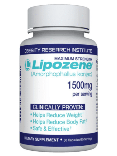 Lipozene Maximum Strength 1500 mg Weight Loss Supplement, 60 Capsules