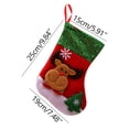 thumbnail image 3 of Fiudx Ofertas del día NUEVO Árbol de Navidad colgante para decoración de fiestas, medias de Papá Noel, calcetines tejidos, bolsas de regalo para dulces, 3 of 4