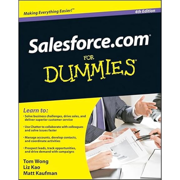 Pre-Owned Salesforce.com for Dummies (Paperback) by Tom Wong, Liz Kao, Matt Kaufman