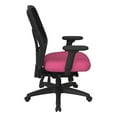thumbnail image 2 of Office Star Products ProLine Fabricated High-Back Office Chair fun colors pink mesh, 2 of 5