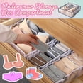 thumbnail image 6 of Vikakiooze Mesh Underwear Socks Storage Box,Foldable Closet Clothes Dividers Nylon Dresser Compartments Organizers Storage Boxes For Underwear, 6 of 6