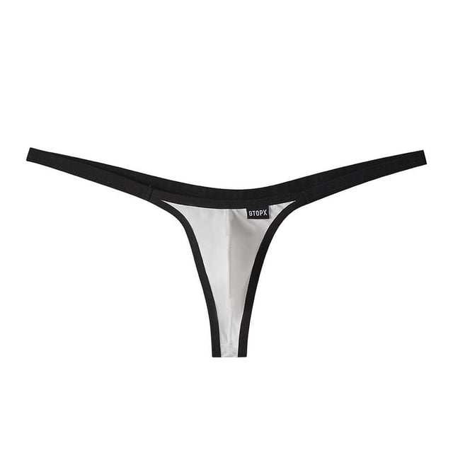 Pantalones en forma de T personalizados para hombre con parte delantera en forma de U y tanga simple sexy en forma de T