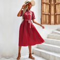 thumbnail image 6 of Sngxgn Women's Sweettheart Neckline Long Sleeve Dress Side Slit Stretch Flare Mini Dress(,S), 6 of 6