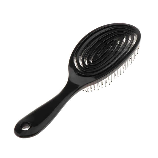 Cepillo De Desenredar Portátil Zulema Negro 23,2x7,5x3,5 cm