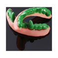 thumbnail image 3 of EIMELI Fake Vampire Denture Teeth Funny Goofy Halloween Decoration Props Trick Toy (Green Tooth), 3 of 10