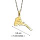 thumbnail image 4 of Eritrea Map With City Name Pendant Necklaces Women Girls Silver Color/gold Color Jewelry African Map Of Eritrean 253821--XG417, 4 of 5