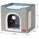 thumbnail image 3 of Casa Y Cama Plegable Para Gato Con Cojín Suave Modelo Gris, 3 of 4