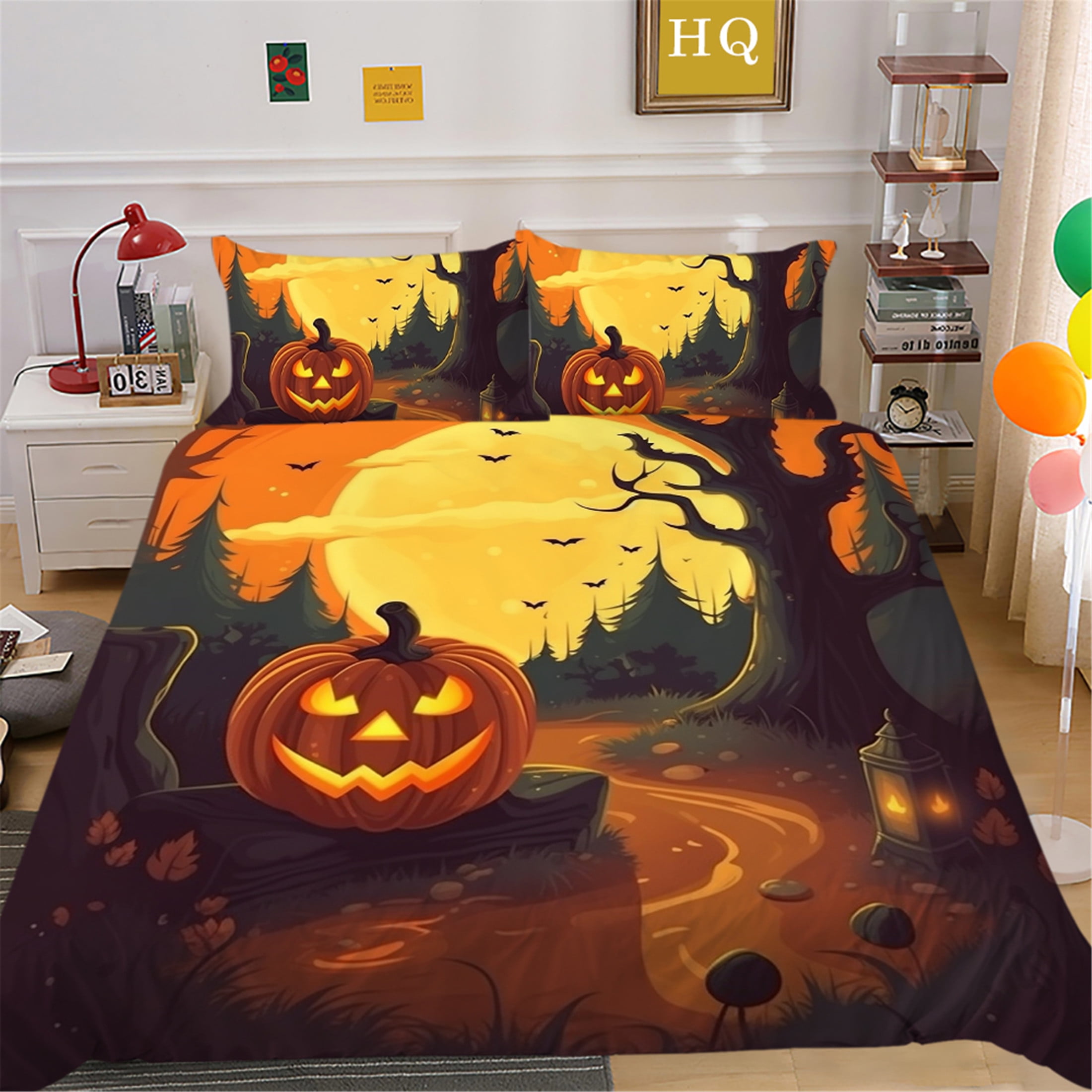 3D Home Textiles Luxury Adult Halloween Bedding Cover Suit Children