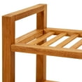 thumbnail image 4 of vidaXL Solid Oak Wood Shoe Rack, 4 of 5