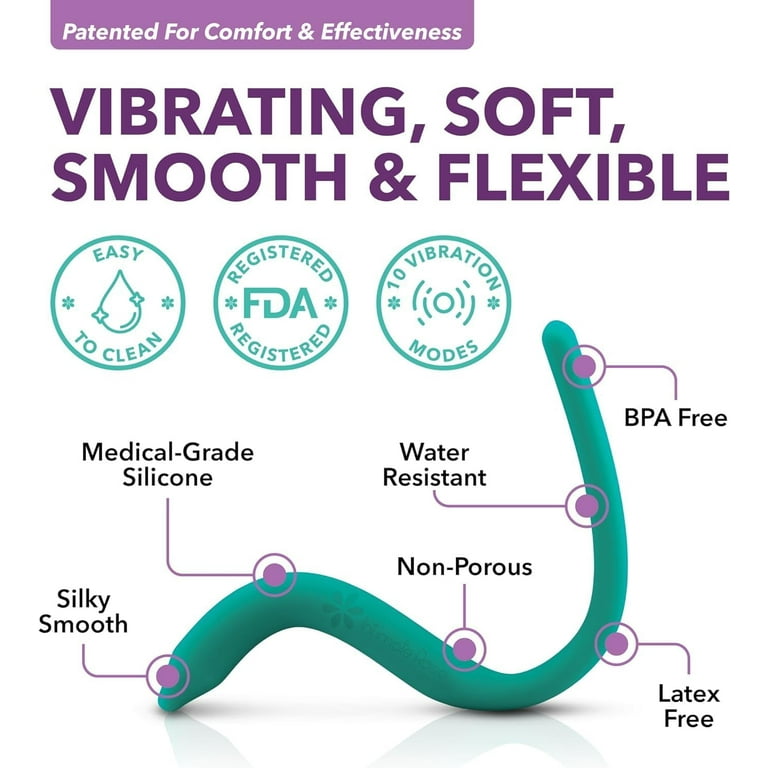intimate rose vibrating pelvic wand Thick Dick Vibrating Penis Silicone Sleeve – Primal Pleasure main image 0